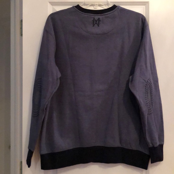 Michael Cherry Blue Skull Sweatshirt - Picture 6 of 6